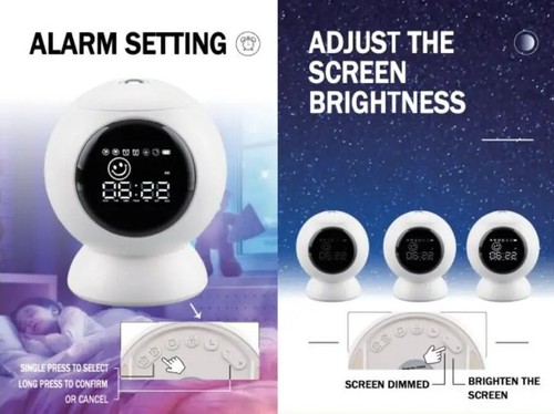 Sveglia led proiettore stella - led,